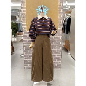 자수 스트라이프 카라티셔츠 (LC31FXLT531X)