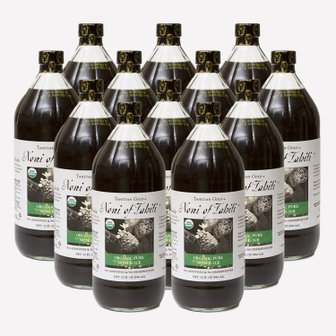 헬스베버리지 [증정행사 ~11/16까지]타히티골드 유기농 노니주스 946ml 12병 / 100% 노니원액