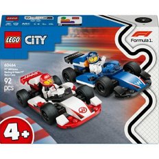 60464 F1 Williams Racing & Haas F1 레이스 카 [시티] 레고 공식