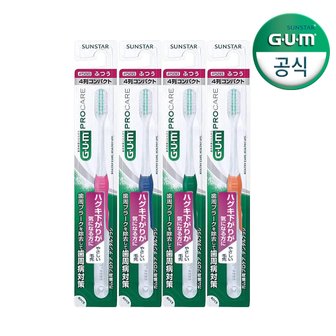 SUNSTAR GUM GUM 검 칫솔 임플란트 관리전용 임플란트케어 잇몸관리 수술전용 peri-implant 588 6개입