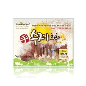 수제 오리다리 300g 강아지껌 뼈간식 애완동물식품_WB80387