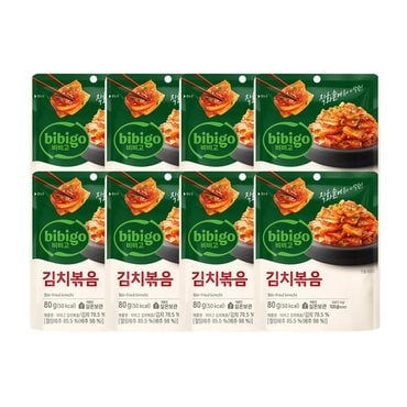 CJ제일제당 비비고 김치볶음 80g x8개