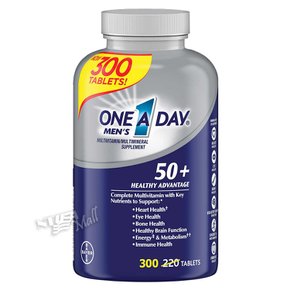 베이어 원어데이 50+ 남성용 종합비타민 300정 BAYER ONE A DAY MEN`S 50+ MULTIVITAMIN