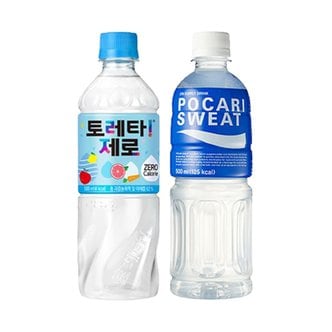  [한번에먹자] 토레타 제로 500ml 6페트 + 포카리스웨트 500ml 6페트, 총 12페트