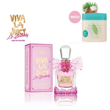 엘리자베스아덴 [쥬시꾸뛰르]비바라쥬시 르 버블리 EDP 50ml 세트(+그린티 코코넛 브리즈 바디크림 메가 증정)