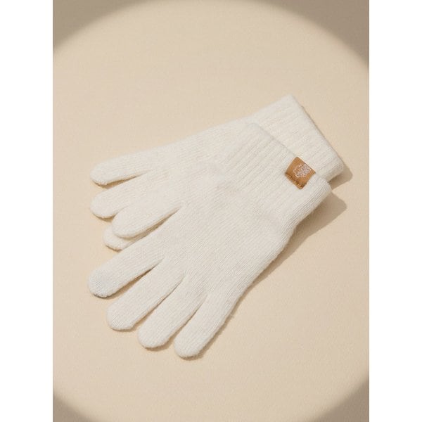 무지 숏장갑 아이보리