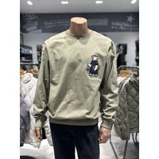 24S/S 지프 곰 아플리케 맨투맨 JP1TSU821