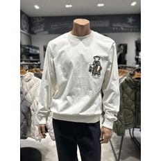 24S/S 지프 곰 아플리케 맨투맨 JP1TSU821