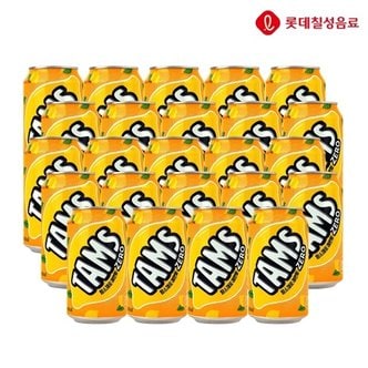  롯데 탐스 제로 355ml x 24개 레몬향 탄산음료