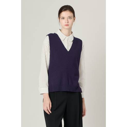 BCBG 올앤선드리 밀라노 모던 V 넥 VT(A4F8K521)