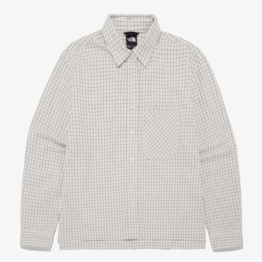 노스페이스 [노스페이스 공식] NH8LQ80A 여성 아로요 라이트웨이트 플란넬 셔츠_OFF WHITE