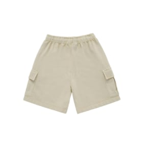 BASIC LOGO PIGMENT WASHING CARGO SHORT PANTS BEIGE 피그먼트워싱카고팬숏팬츠 SPLBPC-BEG