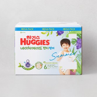 하기스 2024 하기스 네이처썸머팬티 점보형 공용 68매(박스)
