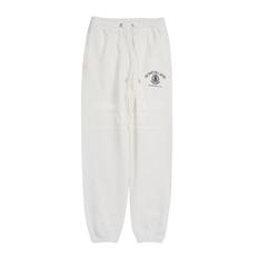 LAUREL A LOGO EMBLEM BASIC SWEAT PANTS CREAM-월계수A로고팬츠