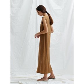 MARLEN LINEN DRESS (CAMEL)