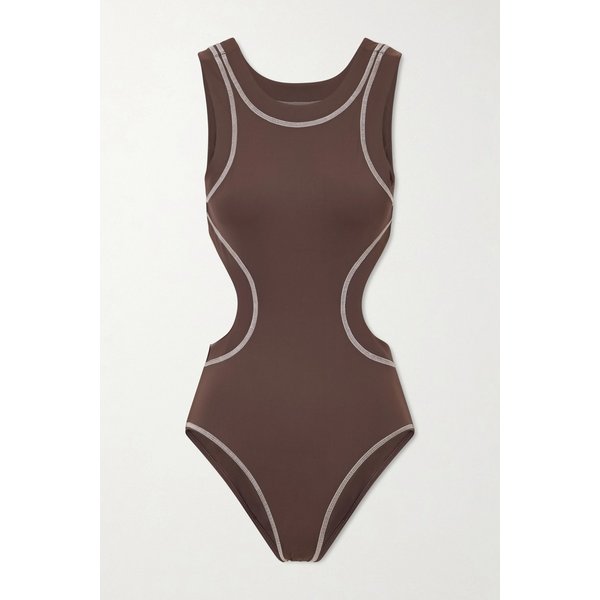 스타우드 돌체 원피스 수영복 브라운 46376663163018168