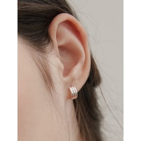 (실버925) 바이킹 롤 후프 귀걸이 EC3124