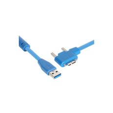 강원전자 NETmate CBL-HFD302MBS-20mLA USB3.0 High-Flex AM-MicroB왼쪽 꺾임 리피터 20m