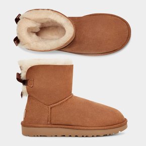 어그 미국 UGG 미니 베일리 보우 II 양털 부츠 체스트넛