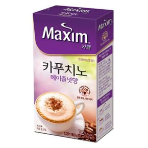 맥심카페 동서식품 카푸치노 즐넛향13gX10T X ( 2매입 )