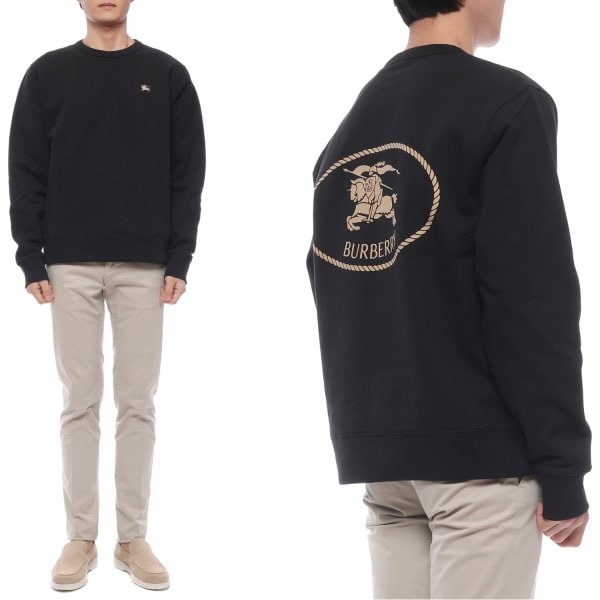 [부산점] 25FW 남성 EKD 자수 긴팔티셔츠 (8111026 BLACK 25F)