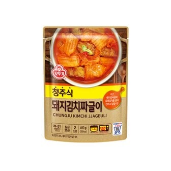 오뚜기 청주식 돼지고기김치짜글이450g