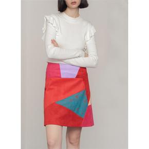 COLOR PATCH MINI A-LINE SKIRTS (1984677)