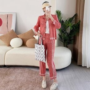 [PLEATS] 페이나 자켓 팬츠 플리츠 set