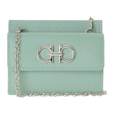 FERRAGAMO 페라가모 동전 케이스 220413 771196 CARD HOLDER 라이트 블루 라이트 블루 []