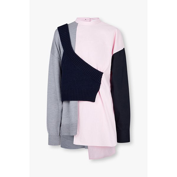 니티드 콤비 배색 풀오버 EN15106002000