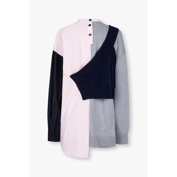 니티드 콤비 배색 풀오버 EN15106002000