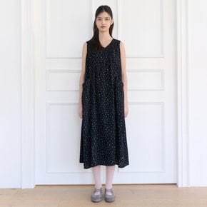 잔꽃 패턴 슬리브리스 원피스 T264MOP216W