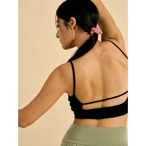 Sashi backpoint bra top (Dark black)
