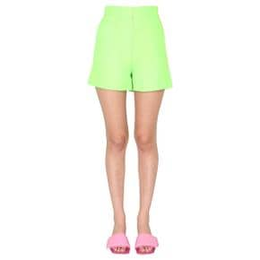 SS22 [MSGM] Shorts HIGH WAIST SHORTS GREEN 3241MDB01A_22710335