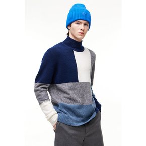 [Men Collection] 오리안 컬러 블록 터틀넥 니트 1522328522000