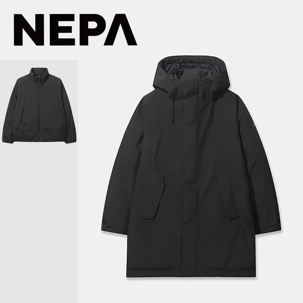 [부산점] 남성 벤투스 윈드스토퍼 3 IN 1 후디 롱 다운 자켓 7L72056