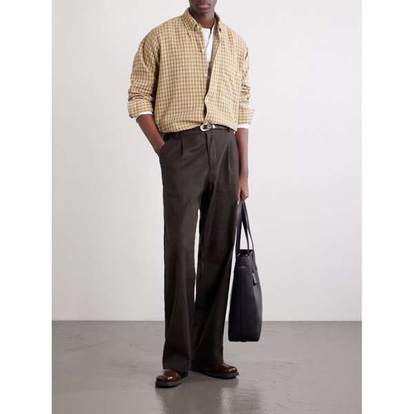 빔스 체크 코튼 버튼다운 칼라 셔츠 46376663162982594