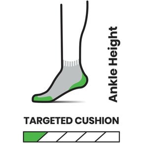 Smartwool스마트울 퍼포먼스 런 타겟팅 쿠션 앵클 삭스 - 여성용 블랙