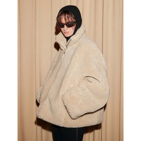 Shearling jacket (Ivory)