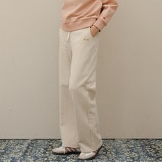 Basic straight sweat pants_Oatmeal