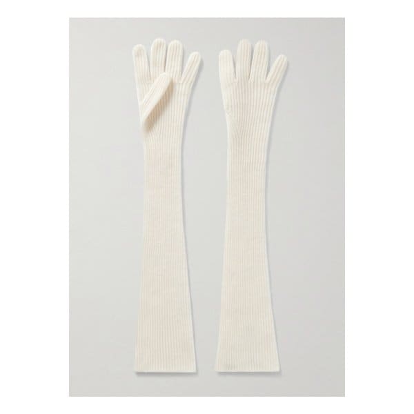 아치4 제시 골지 캐시미어 장갑 아이보리 1647597346590858