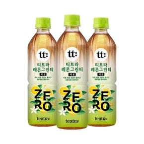 티트라 블랜딩티 제로 레몬그린티 500ml 24개