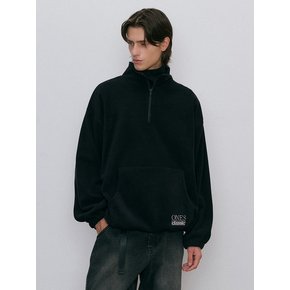 Fleece classic pullover (black)