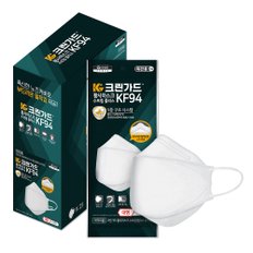 크린가드 KF94 수프림플러스 대형 끈조절 황사마스크 100매