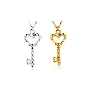 고품질 16KGP 큐트 열쇠 목걸이 (W255809)