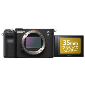 SONY α7c [바디 (렌즈 별매)] ILCE-7C 블랙 미러리스 일안 카메라 [바디만]