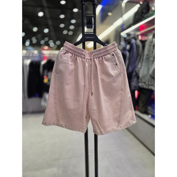 [시흥점] 남여공용 피그먼트워싱  절개 반바지(세미버뮤다)/JHZZ81403LP