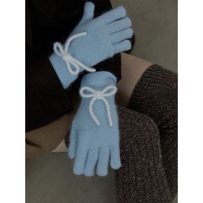 [W컨셉 단독] Ribbon Angora Glove_5COL (L244WGV010)