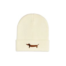 [미니로디니 by Magic Edition]Dog emb knitted beanie 화이트(1100016210)