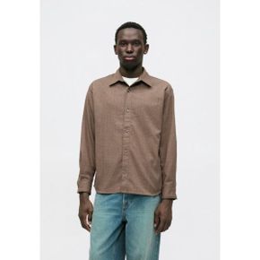 Abercrombie  Fitch 애버크롬비 앤 피치 터치 - 셔츠 연한 갈색 7373539